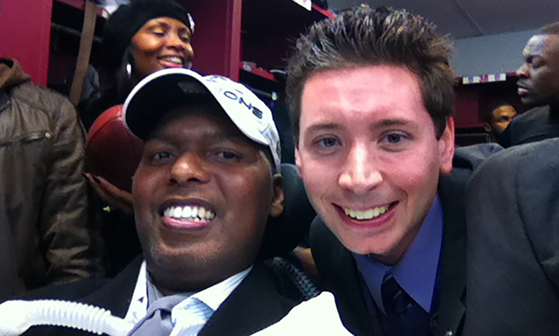 2013: O.J. & Dave celebrating the Ravens AFC Championship