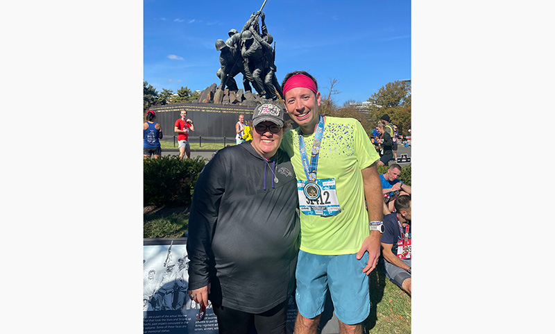 2022: Dave ran the Marine Corps Marathon 50K